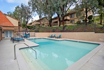 Cool swimming pool